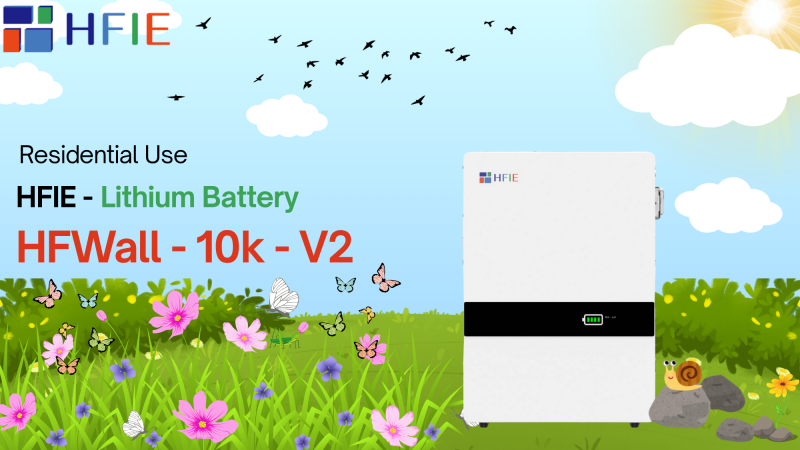 HFIE - Pin Lưu Trữ LiFePO4 10kWh - Treo Tường