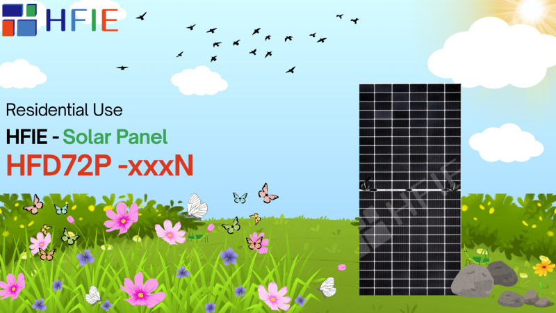 HFIE - Tấm năng lượng mặt trời Solar Panel HFD72P-xxxN (560-580W) &ndash; N-Type Bifacial K&iacute;nh Đ&ocirc;i, Hiệu Suất Cao