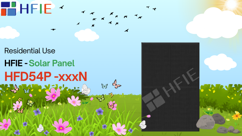 HFIE - Pmax 420-435W - Tấm Năng lượng mặt trời Solar Panel HFD54P-xxxN &ndash; N-Type Bifacial All Black