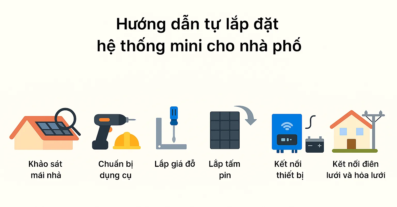 Hướng dẫn tự lắp đặt hệ thống mini cho nhà phố