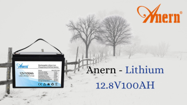 ANERN AN-LFP SERIES LITHIUM BATTERY 12.8V100AH: Công suất 1280WH, Tuổi thọ 6000+ Chu kỳ