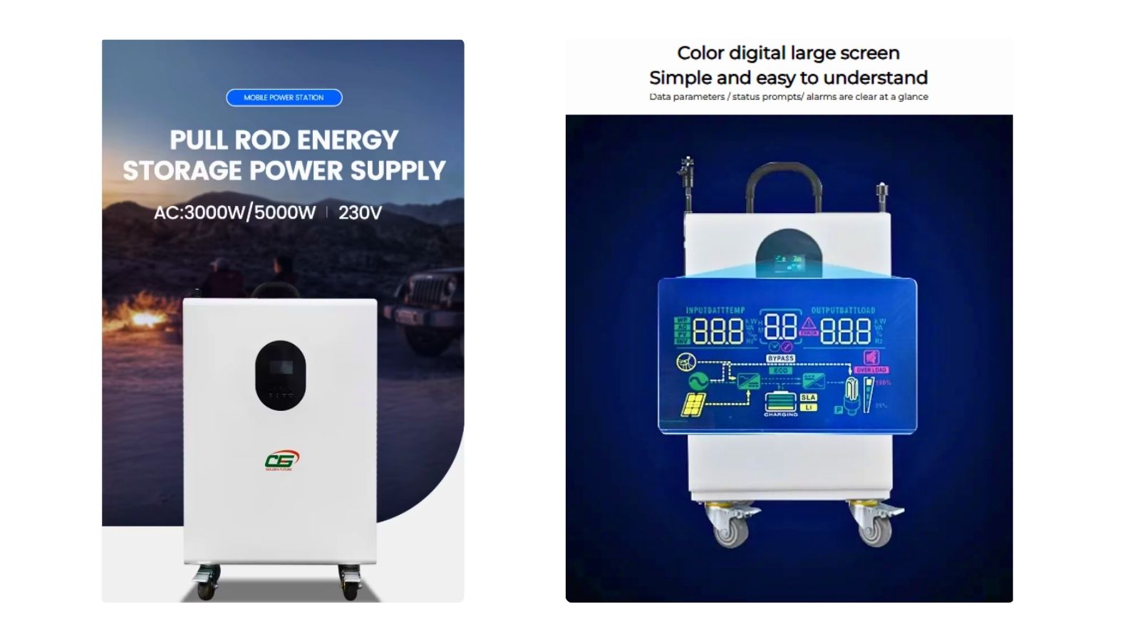 Bộ Biến Tần Và Pin BH-10KWH Bộ Inverter All in One