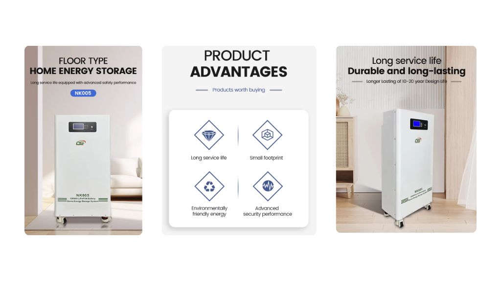 NK005 51.2V 15kWh LiFePO₄ – All In One