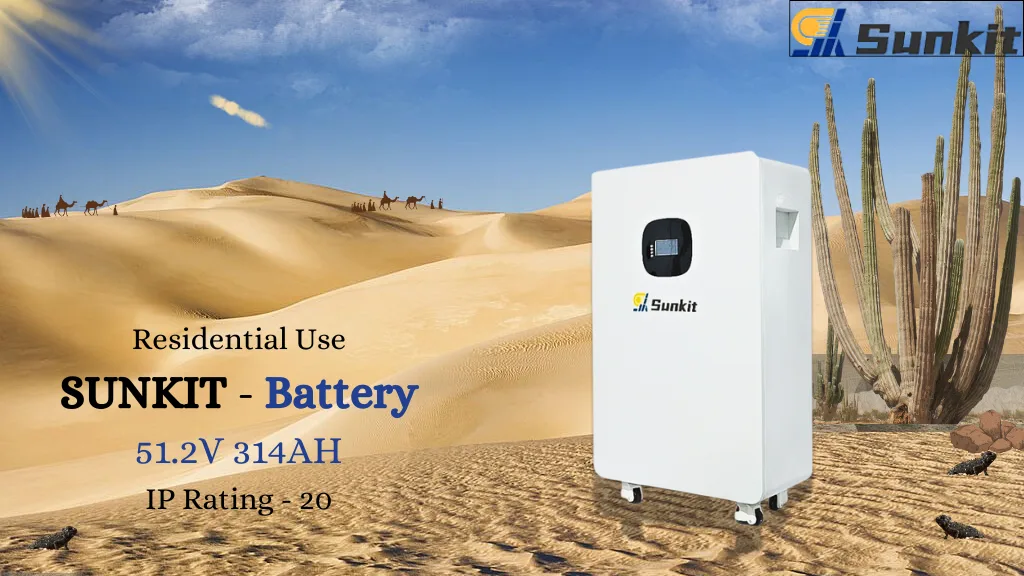 Tấm Pin Lithium SUNKIT 51.2V 314AH