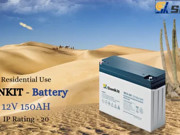 Pin SUNKIT 12 V 150Ah gel