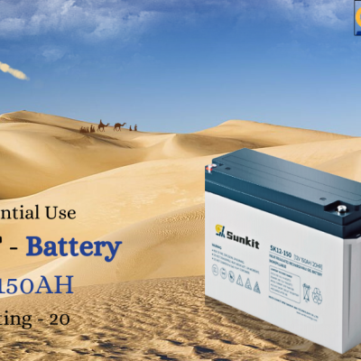 Pin SUNKIT 12 V 150Ah gel