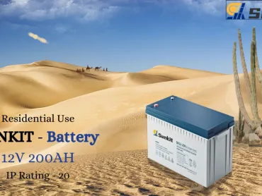 Pin SUNKIT 12 V 200Ah gel