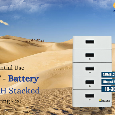 Pin lưu trữ năng lượng SUNKIT 10,24 kWh