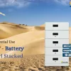 Pin lưu trữ năng lượng SUNKIT 5,12 kWh xếp chồng