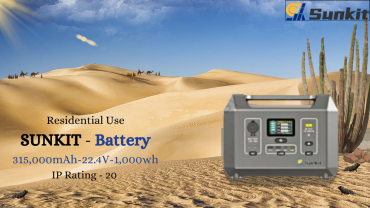 Pin SUNKIT 315 000 mAh 22.4 V 1.000 Wh