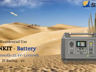 Pin SUNKIT 315 000 mAh 22.4 V 1.000 Wh