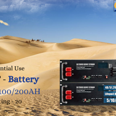 Pin Lithium SUNKIT 48/51.2V 100/200Ah