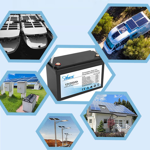 ANERN AN-LFP SERIES LITHIUM BATTERY 12.8V200AH: Công suất 2560WH, Hỗ trợ Kết nối Nối tiếp & Bluetooth - Ảnh 6