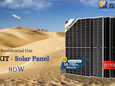 Tấm Pin Năng Lượng Mặt Trời SUNKIT 80W
