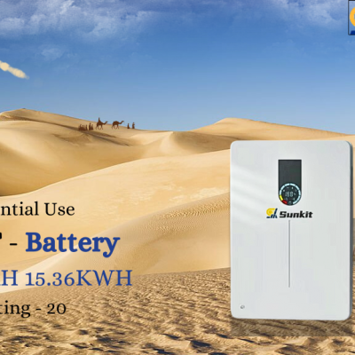 Pin Lithium 51.2V 300Ah 15.36kWh SUNKIT