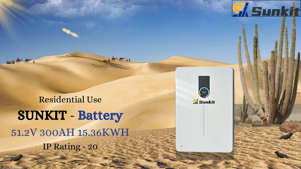 Pin Lithium 51.2V 300Ah 15.36kWh SUNKIT