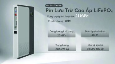Jaka - Pin lưu trữ c&ocirc;ng suất lớn - 21KWH: JA-LF-51.2V-410AH